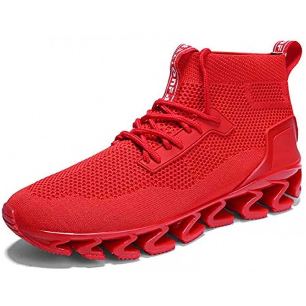 Men's Sport Running Shoes Athletic Tennis Walking Sneakers Red